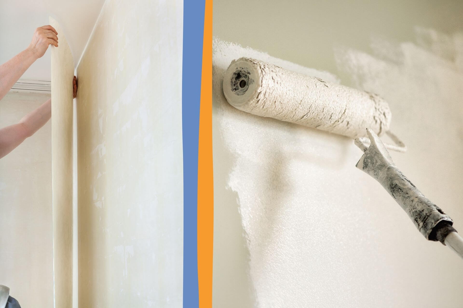 Wand streichen oder tapezieren